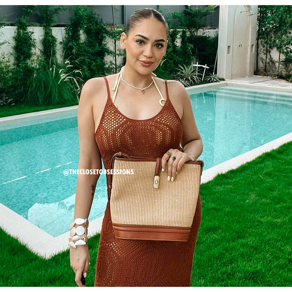 MANGO BLOGGER FAVE!!! Long Dress with Thin Straps NWT - Picture 3 of 16